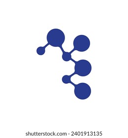 vector graphic illustration of molecules perfect for education science, medicine, chemical compounds, atoms, nuclear compounds,etc