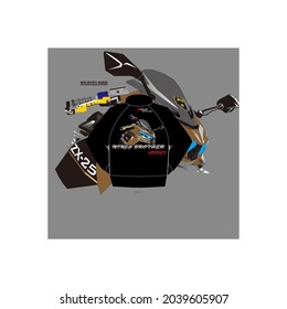 vector graphic illustration for motorcycle logo
suitable for design templates for sweaters and hoodies so that your sales increase with this design