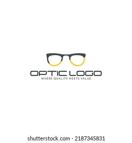 Vector Graphic Illustration Of The Optician Logo And The Optician Logo.