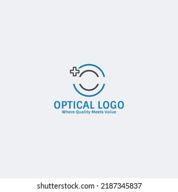 Vector Graphic Illustration Of The Optician Logo And The Optician Logo.