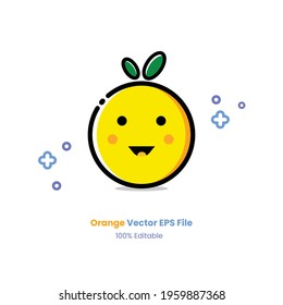 
Vector Graphic illustration of orange with smile cut face, orange 3d, orange icon, perfect for graphic designer needs, education ,etc