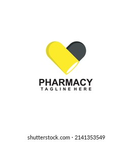 vector graphic illustration pharmacy logo