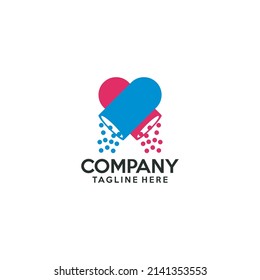 logotipo de farmacia de ilustración gráfica vectorial