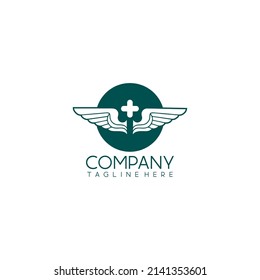 vector graphic illustration pharmacy logo