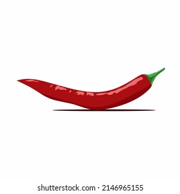 ilustración gráfica vectorial para chile rojo