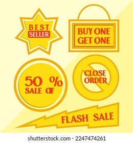 Vector graphic illustration of "SALE OFF" can be used to design flyers, banners, instagram feeds, etc.