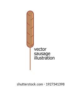 
vector graphic illustration sausage great for icon, logo, mascot and others. there is a color yellow, white, brown, etc