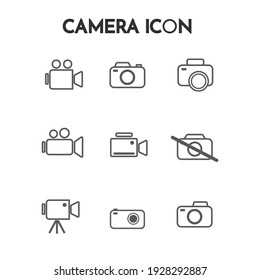 Vector graphic illustration of a simple photography icon. Great for photography designs, photography contest posters, symbols, signs, etc