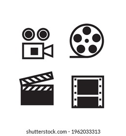 Ilustración gráfica vectorial de un simple icono fotográfico. Ideal para diseños fotográficos, afiches de concurso de fotografía, símbolos, signos, etc