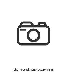 Vector graphic illustration of a simple photography icon. Great for photography designs, photography contest posters, symbols, signs, etc