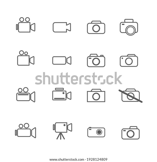 Vector graphic illustration of a simple photography\
icon. Great for photography designs, photography contest posters,\
symbols, signs, etc