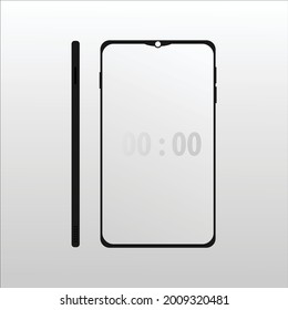 Vector graphic illustration of smartphone electronics preview, suitable for electronic product illustration, promotion design, icon, learning illustration, etc
