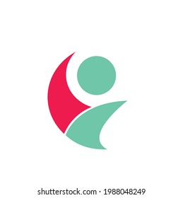 vector graphic illustration of someone playing ball for logo design, flyer design, etc