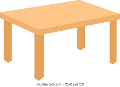 Vector graphic illustration of Table