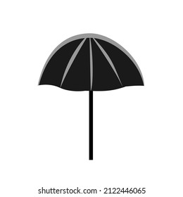 Vector graphic illustration of umbrella icon