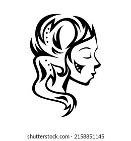 Vector graphic illustration of zodiac signs. All zodiac signs in silhouettes concept: Aries; Taurus; Gemini; Cancer; Leo; Virgo; Libra; Scorpio; Sagittarius; Capricorn; Aquarius and Pisces.