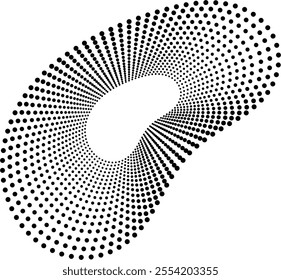 vector graphic illustration..geometric abstract dots  