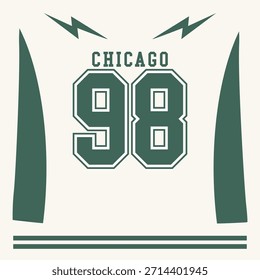 Vector graphic images for use on trendy t-shirts or jerseys
