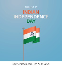 vector graphic of Indian Independence Day ideal for Indian Independence Day celebration.