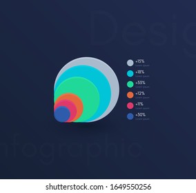 Vector graphic infographics. Template for creating web applications, workflow layout, diagram, banner, modern design, business infographic. Stock vector
