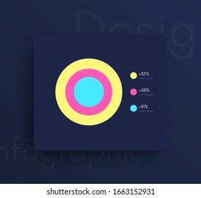 Vector graphic infographics. Template for creating web applications, workflow layout, diagram, banner, modern design, business infographic. Stock vector