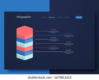 Vektorillustration-Grafik-Infografiken. Vorlage für die Erstellung von mobilen Anwendungen, Workflow-Layout, Diagramm, Banner, Web-Design, Business-Infografik. Stock-Vektorillustration