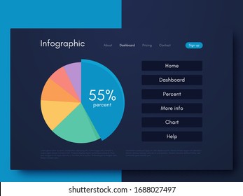Vektorillustration-Grafik-Infografiken. Vorlage für die Erstellung von mobilen Anwendungen, Workflow-Layout, Diagramm, Banner, Web-Design, Business-Infografik. Stock-Vektorillustration