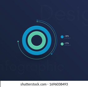 Infografías vectoriales gráficas. Plantilla para crear aplicaciones web, diseño de flujo de trabajo, diagrama, banner, diseño moderno, infografía de negocios. Vector de existencias