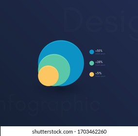 Vector graphic infographics. Template for creating web applications, workflow layout, diagram, banner, modern design, business infographic. Stock vector