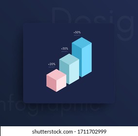 Vektorillustration-Grafik-Infografiken. Vorlage für die Erstellung von Web-Anwendungen, Workflow-Layout, Diagramm, Banner, modernes Design, Business-Infografik. Stock-Vektorillustration