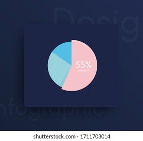 Vector graphic infographics. Template for creating web applications, workflow layout, diagram, banner, modern design, business infographic. Stock vector