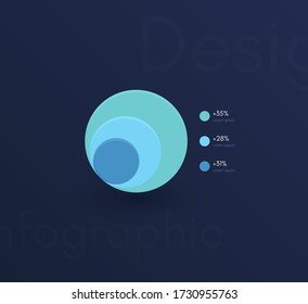 Infografía gráfica vectorial. Plantilla para crear aplicaciones web, diseño de flujo de trabajo, diagrama, banner, diseño moderno, infografía de negocios. Vector de acciones