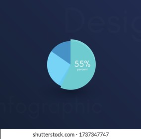 Vector graphic infographics. Template for creating web applications, workflow layout, diagram, banner, modern design, business infographic. Stock vector