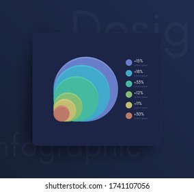 Vector graphic infographics. Template for creating web applications, workflow layout, diagram, banner, modern design, business infographic. Stock vector