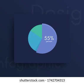 Vector graphic infographics. Template for creating web applications, workflow layout, diagram, banner, modern design, business infographic. Stock vector