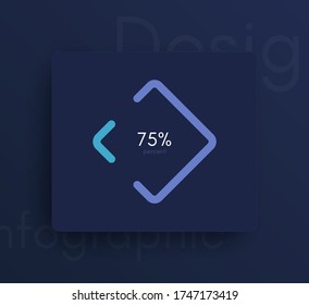 Vector graphic infographics. Template for creating web applications, workflow layout, diagram, banner, modern design, business infographic. Stock vector