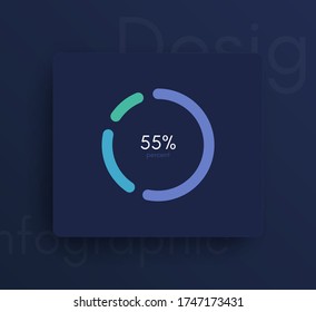 Vector graphic infographics. Template for creating web applications, workflow layout, diagram, banner, modern design, business infographic. Stock vector