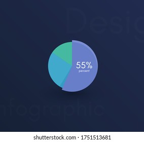 Vector graphic infographics. Template for creating web applications, workflow layout, diagram, banner, modern design, business infographic. Stock vector