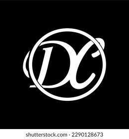 Vector graphic of initial DC monogram letter combination IT technology D. This DC monogram vector is perfect for company logos, branding, mark, banner, and labels etc.