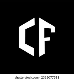 Vector graphic of Initial handwritten CF monogram illustration and signature logo. This cf monogram vector is perfect for company logos, stickers, labels, wedding name designs, and branding etc.