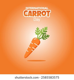 vector graphic of International Carrot Day ideal for International Carrot Day celebration.