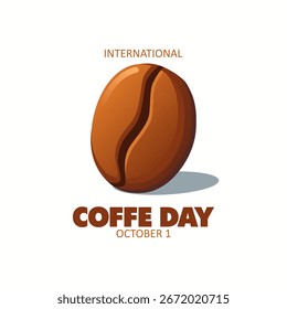 Vector graphic of International Coffee Day ideal for International Coffee Day celebration.
