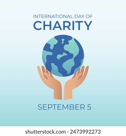 vector graphic of International Day of Charity ideal for International Day of Charity celebration.