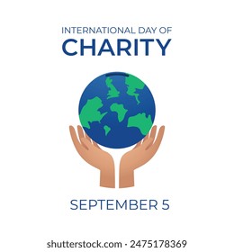 vector graphic of International Day of Charity ideal for International Day of Charity celebration.