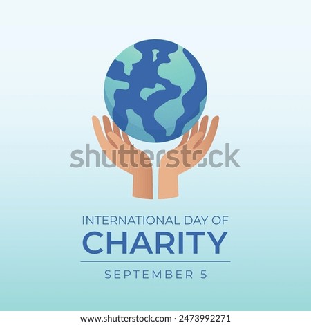 vector graphic of International Day of Charity ideal for International Day of Charity celebration.