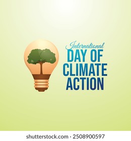 vector graphic of International Day of Climate Action ideal for International Day of Climate Action celebration.