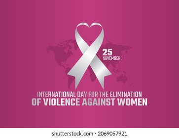 vector graphic of international day for the elimination of violence against women good for international day for the elimination of violence against women celebration. flat design. flyer design.