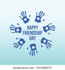vector graphic of International Day of Friendship ideal for International Day of Friendship celebration.