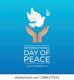 vector graphic of International Day of Peace ideal for International Day of Peace celebration.
