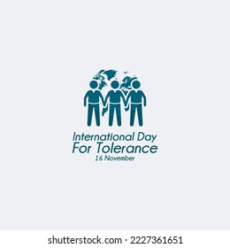 gráfico vectorial del logotipo del Día Internacional de la tolerancia